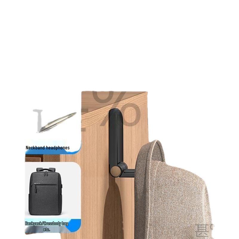 Under-Desk Headphone Hanger & Wall Mount Bracket for Over-Ear Headphones