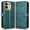 Flip Case for Xiaomi Redmi 17 4G/5G, Wallet Rhombus, Green