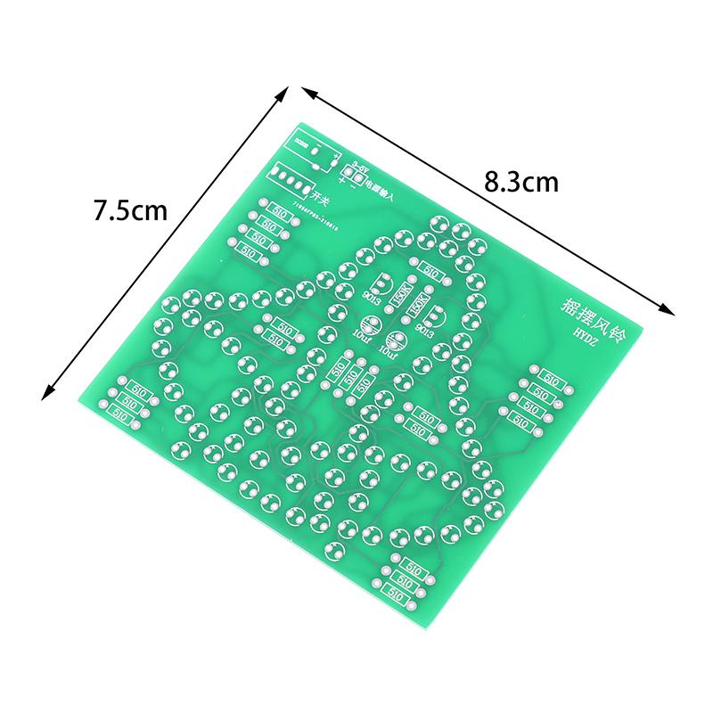 Лабораторные качели-колокольчики своими руками, забавная пайка, электронные качели-колокольчики, ветряные колокольчики, светодиоды, мигающий свет, обучающий комплект на постоянном токе