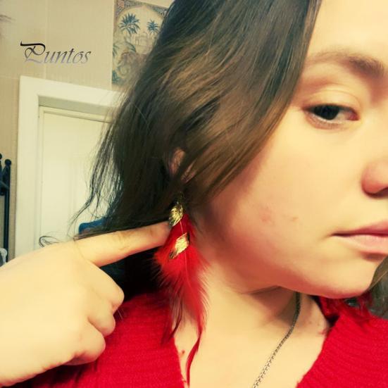 1 пара серег-крючков в стиле ретро с золотыми листьями, длинные кисточки, богемные гипоаллергенные элегантные серьги-капли с перьями, повседневная одежда