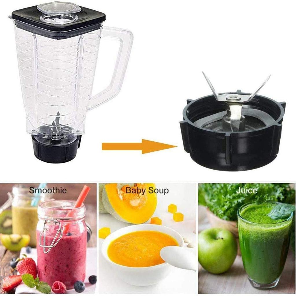 Лезвие блендера для блендера Oster, сменные детали с крышкой основания кувшина и уплотнительным кольцом, комплект принадлежностей