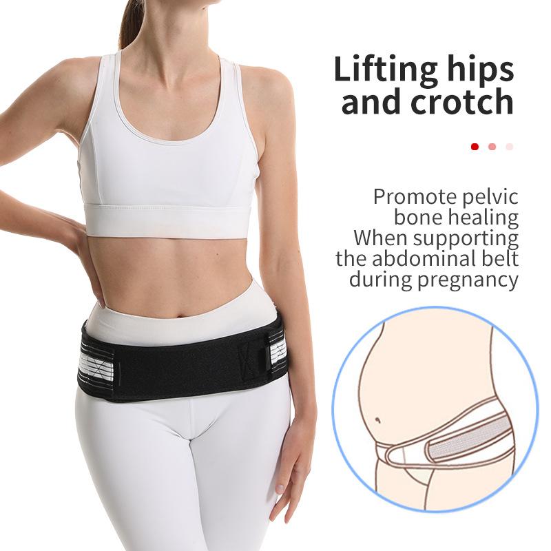 Sacroiliac Joint Hip Belt Lower Back Support Brace Sciatica Lumbar Pain Relief Lumbar Hip Belt for Hip Pain Support-Hip Braces