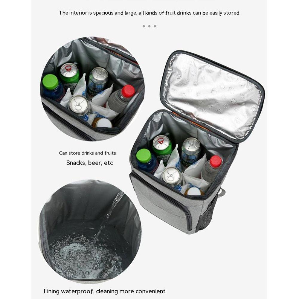 Thermal Cooler Backpack Cooler Outdoor Picnic Bag Thickened Thermal Backpack Camping/Hiking/Picnic