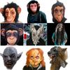 Orangutan animal mask, script for a murder mystery game, escape room prop, haunted house prop, scary ghost costume, Halloween party prop