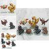 Exquisite Godzilla Movie King Of The Monsters Cute Mini Action Figures Set