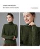Women's High-Neck Cashmere Sweater: Autumn/Winter, Fancy Yarn, Loose, Thick, Long Sleeve Base Layer