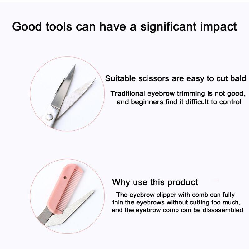 Eyebrow Clippers Classic Eyebrow Thinner Eyebrow Clippers False Eyelash Scissors