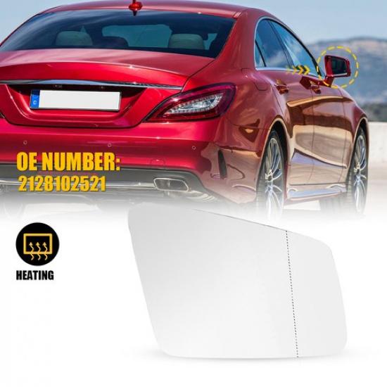 Mirror Glass Heated Replacement Right For Mercedes-Benz C 250 300 350 2012-2014