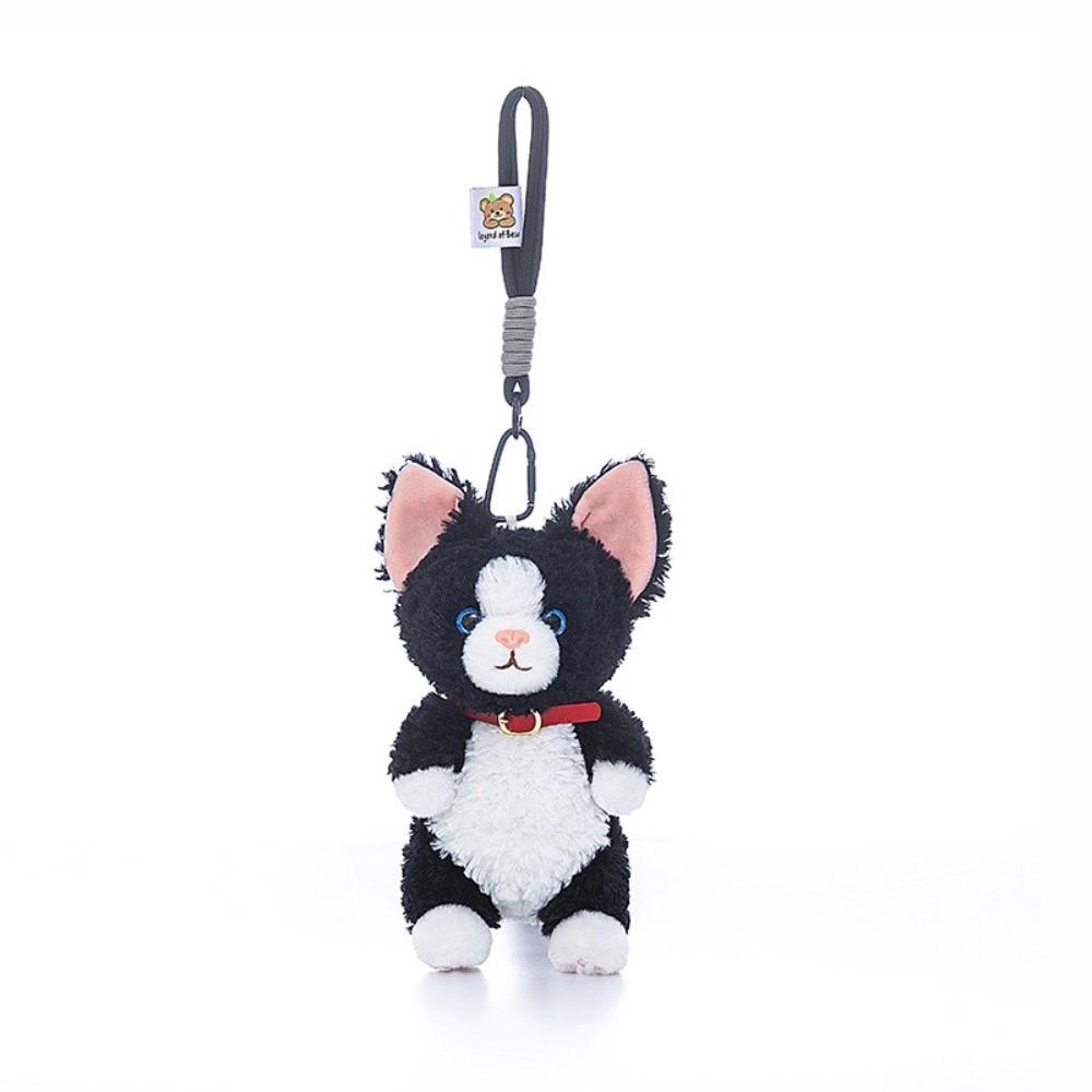 Animal Curly Cat Doll Pendant Wrist Pad German Curly Cat Plush Doll Home Decor