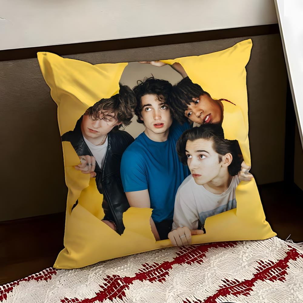IInhaler Band Cushion Cover Reversible Soft Durable Pillow Cover Home  Car MultiScene Use for Daily Comfort
