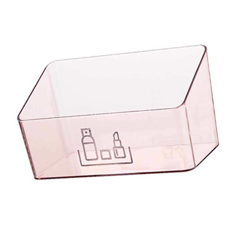 Rectangular Mirror Cabinet PS Cosmetic Makeup Organizer Jewelry Organizer Desk Storage Box Desktop