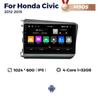 NaviFly 9-дюймовый QLED беспроводной Carplay Android авто радио для Honda Civic 2012 2013 2014 2015 мультимедийные GPS интеллектуальные системы