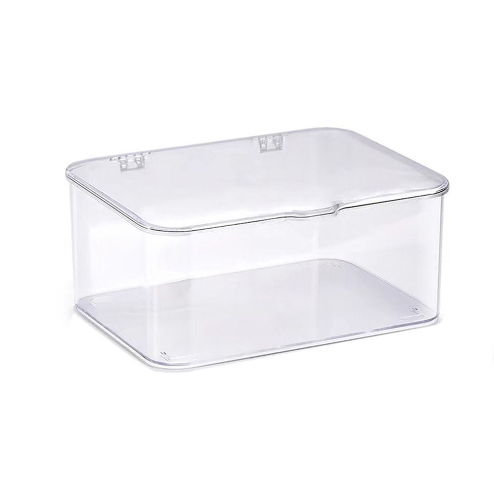 Transparent Cosmetics Storage Box Plastic Phone Case Organizer Facial Mask Storage Box  Sundries