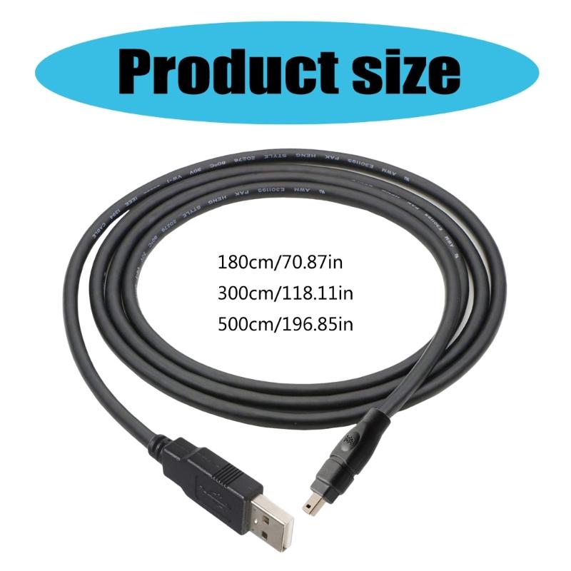 Высокоскоростной кабель-конвертер USB 2.0 в IEEE 1394, штекер-штекер, кабель для передачи данных 400 Мбит/с для подключения видеокамеры DCR-TRV75E