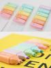 4/5/6pcs Cartoon Bear Color Highlighter Marker Pens Set 1-3mm Oblique Tip Spot Liner Drawing Highlighting Tools School