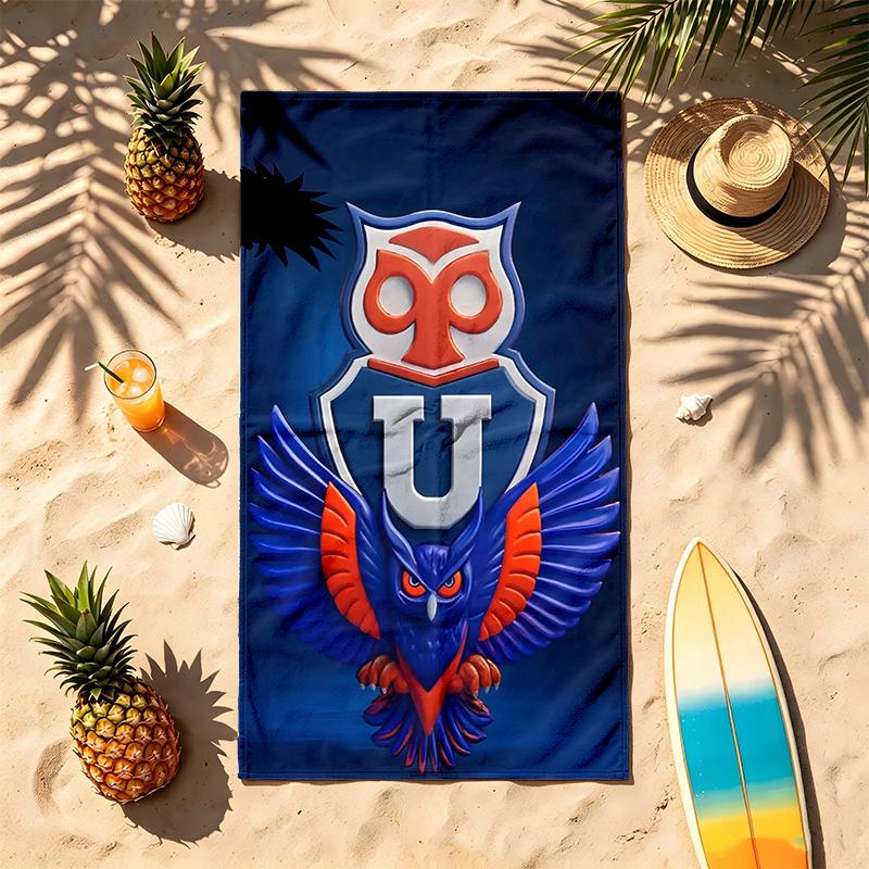 Club Universidad de Chile (1) Theme Beach Towel Sand Resistant Soft And Comfortable Suitable For The Pool Camping Yoga And Diving A Travel