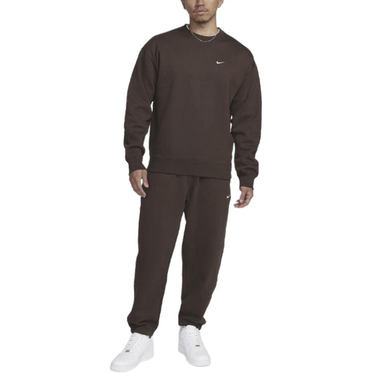 Nike Solo Swoosh Sweatshirt Men's Brown DX1362-237