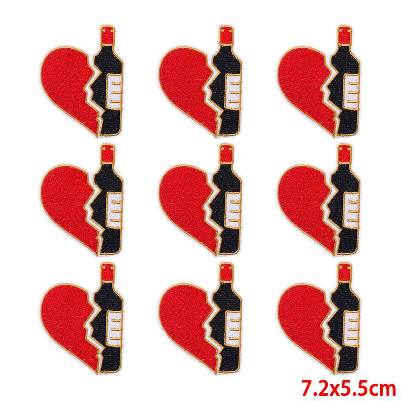 10 шт./лот, оптовая продажа, вышивка, железные нашивки для одежды, нашивки для одежды, куртки, декор, аппликация, принадлежности для шитья