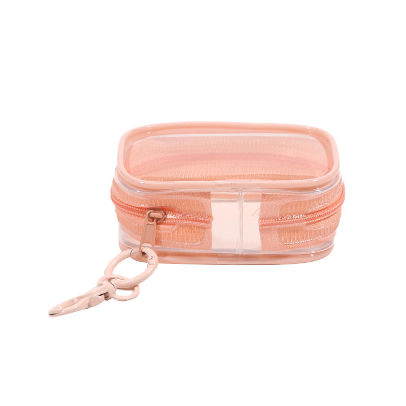 Маленький прозрачный пакет для демонстрации фигурок с брелоком, чехол для переноски фигурок, предметов коллекционирования, высокое качество, портативный, на молнии, водонепроницаемый, мини-кошелек для кукол