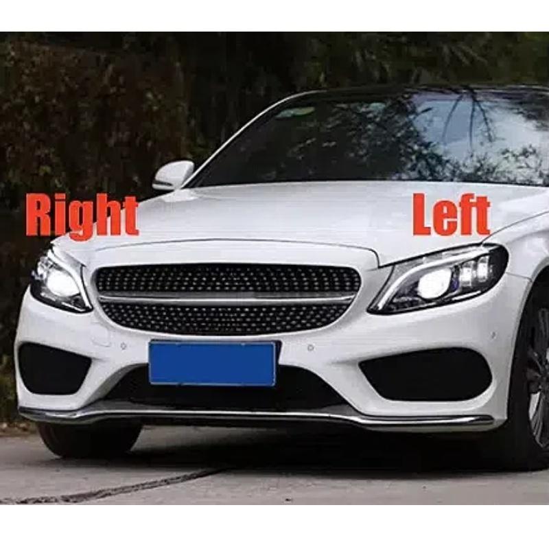 White DRL Boards for - W205 C Class C180 C200 C260 C300 C63 C43 AMG MULTIBEAM LED Headlight Daytime Running Light L&R