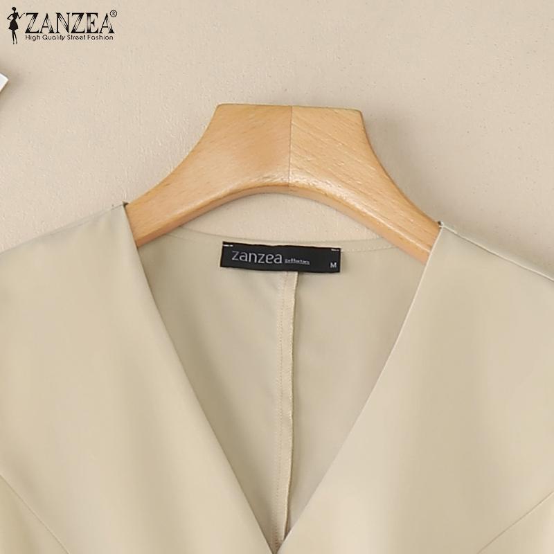 ZANZEA Women Summer V-Neck Casual Sleeveless Vest Tops