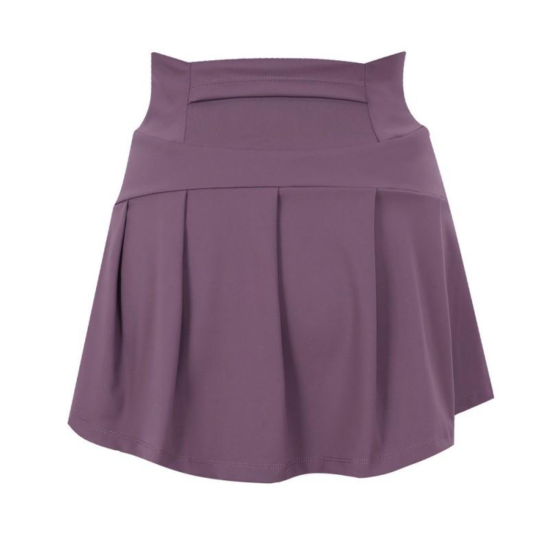 High-Elastic Ice Silk Tennis Skirt Women Breathable Yoga Short Anti-See-Through Sport Skort 2026 Collection