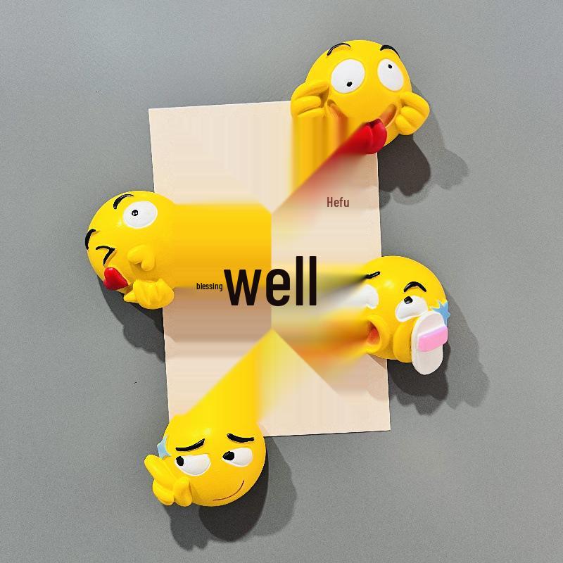 Магнит на холодильник в виде 3D эмодзи сердца - Милый подарок для лучшей подруги 'Я люблю тебя'