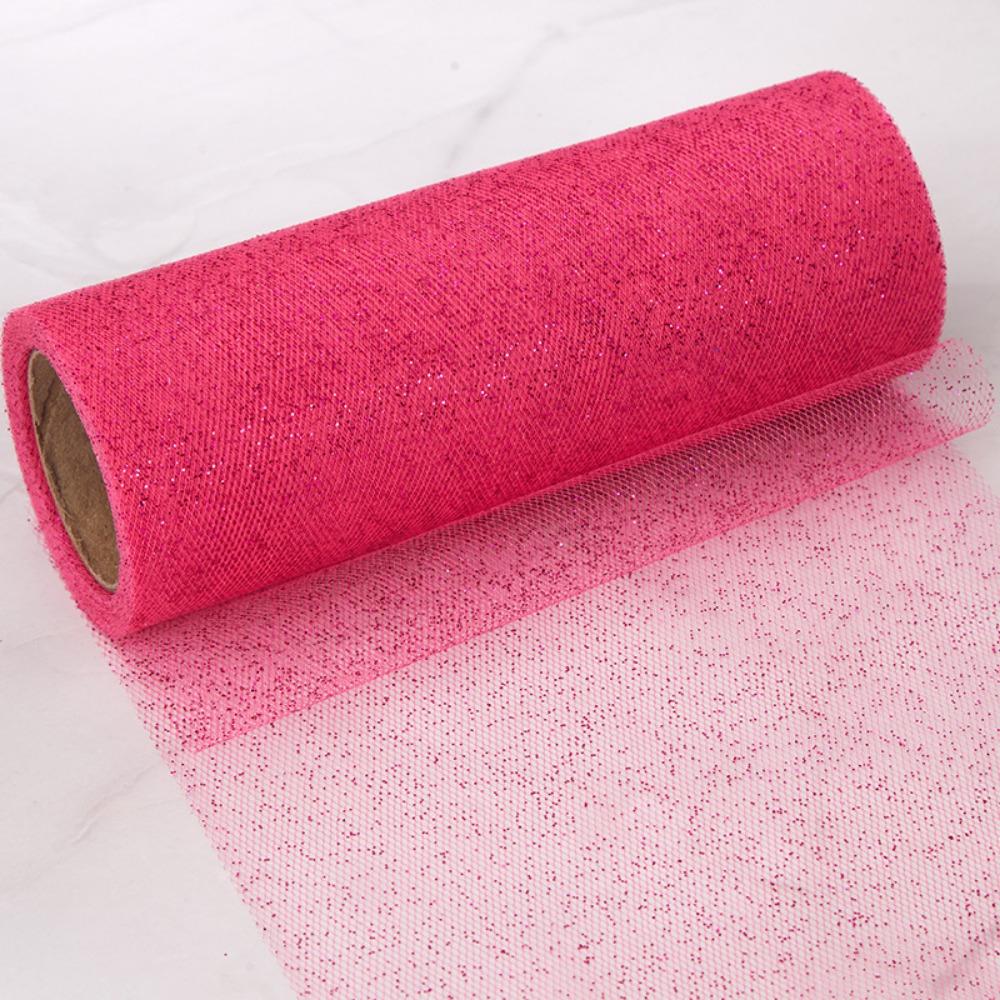 Блестящая марля с пайетками Сетчатая ткань DIY Ткань-сетка с пайетками Новые рулоны тюля Детский душ