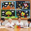 Science Bulletin Board Decorations Science is Everywhere Classroom Bulletin Board Set Sky Space Land Sea Theme Paper Cut Outs for Back to School