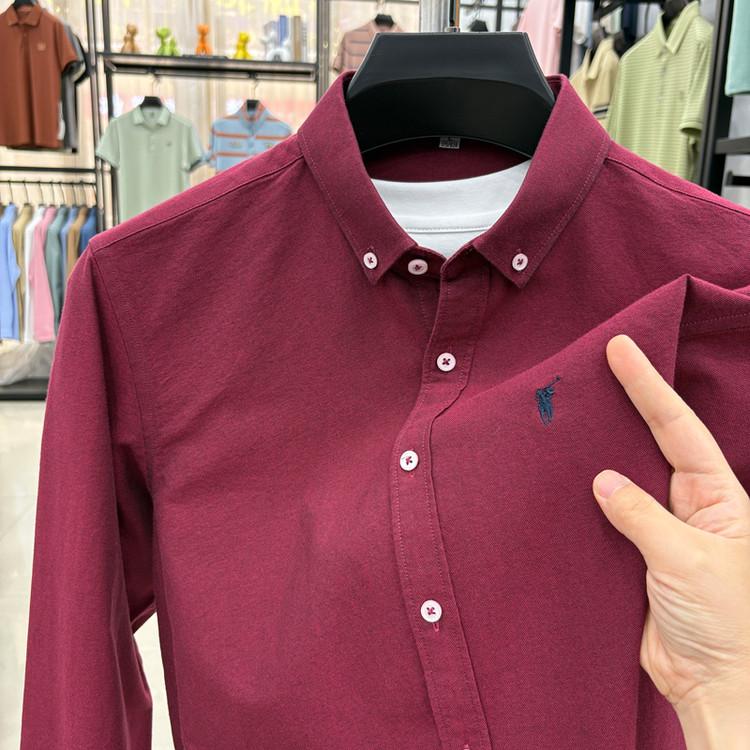 STORN 100% Cotton Corduroy Shirt - Green Long Sleeve M-4XL - Spring Autumn Slim Fit Candy Color Collection