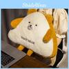 Plush Bear Toast Toy Back Cushion Stuffed Doll Bedrooms Decoration Gifts Kids