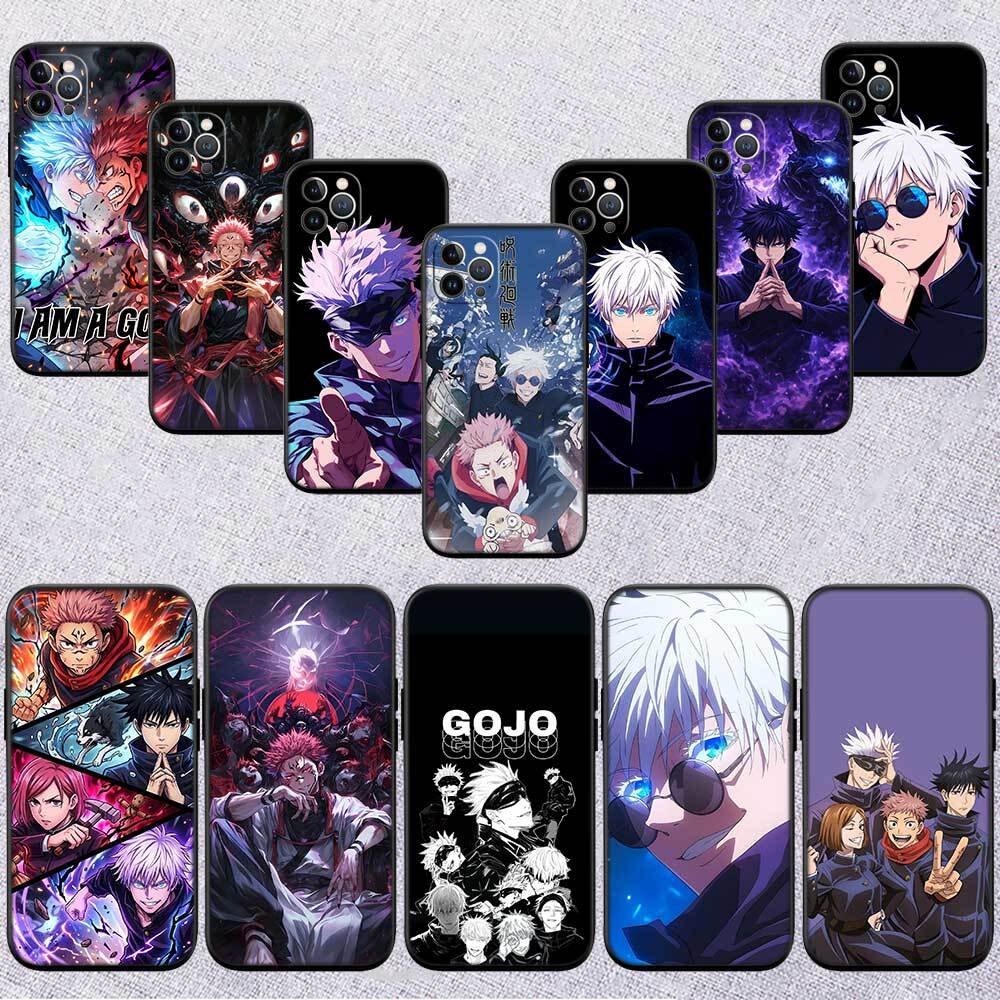 Чехол для телефона Аниме Годжо Jujutsu Kaisen для Redmi Note 12 12S 12C 13 13C 13R 14 14S 14R 14C 11A 13X A3 A3X A4 A5 Pro Max Plus