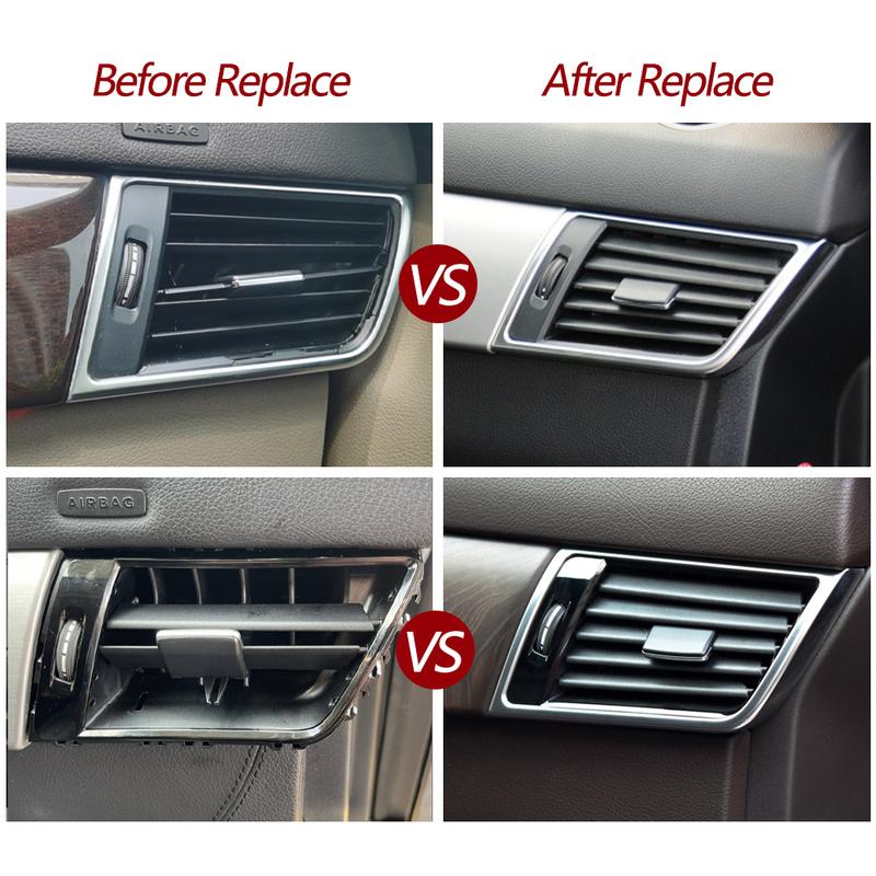 Передняя Левая Правая Хромированная Решетка Вентиляционного Отверстия Кондиционера Замена Крышки Выхода Для Mercedes Benz W166 W292 ML GL GLE GLS Класса