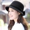 Корейская шерстяная шляпа для бассейна, женская осенне-зимняя шапка, теплая шерстяная шапка для женщин