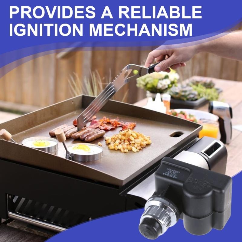 Регулятор для гриля, замена для настольных барбекю-грилей, металлические поджигатели для гриля, практичная ручка регулировки тепла для гриля