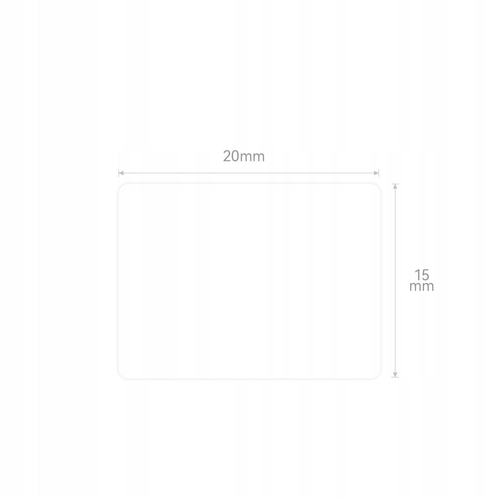 Niimbot Labels Stickers For M2 Printer White Rectangular 20X15Mm 355X