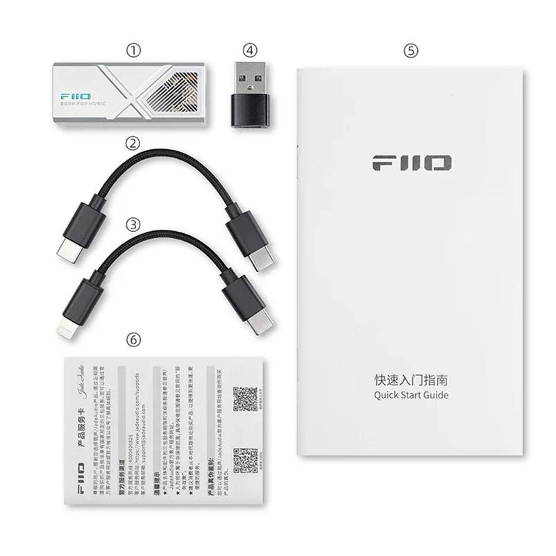 FiiO KA13 Mini Headphone Amplifier Desktop USB DAC AMP Headphone Power Amplifier Portable 550mW High Power Dual CS43131 Custom
