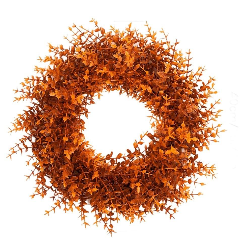 Autumn Color Eucalyptus Wreaths Farmhouse Style Door Wreath Artificial Wreath Decor Home Decor