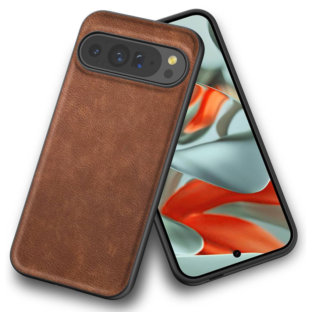 Для Google Pixel 9 Pro XL 9 8 7 Pro 8A Премиальный чехол для телефона из ПУ-кожи Устойчивый к царапинам Чехол однотонный для Google Pixel 9