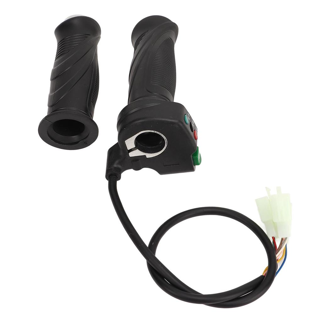 2PCS Electric Bicycle Throttle Grip Rubber Handlebar Twist Grip Universal Fit for Electric Bike Scooter