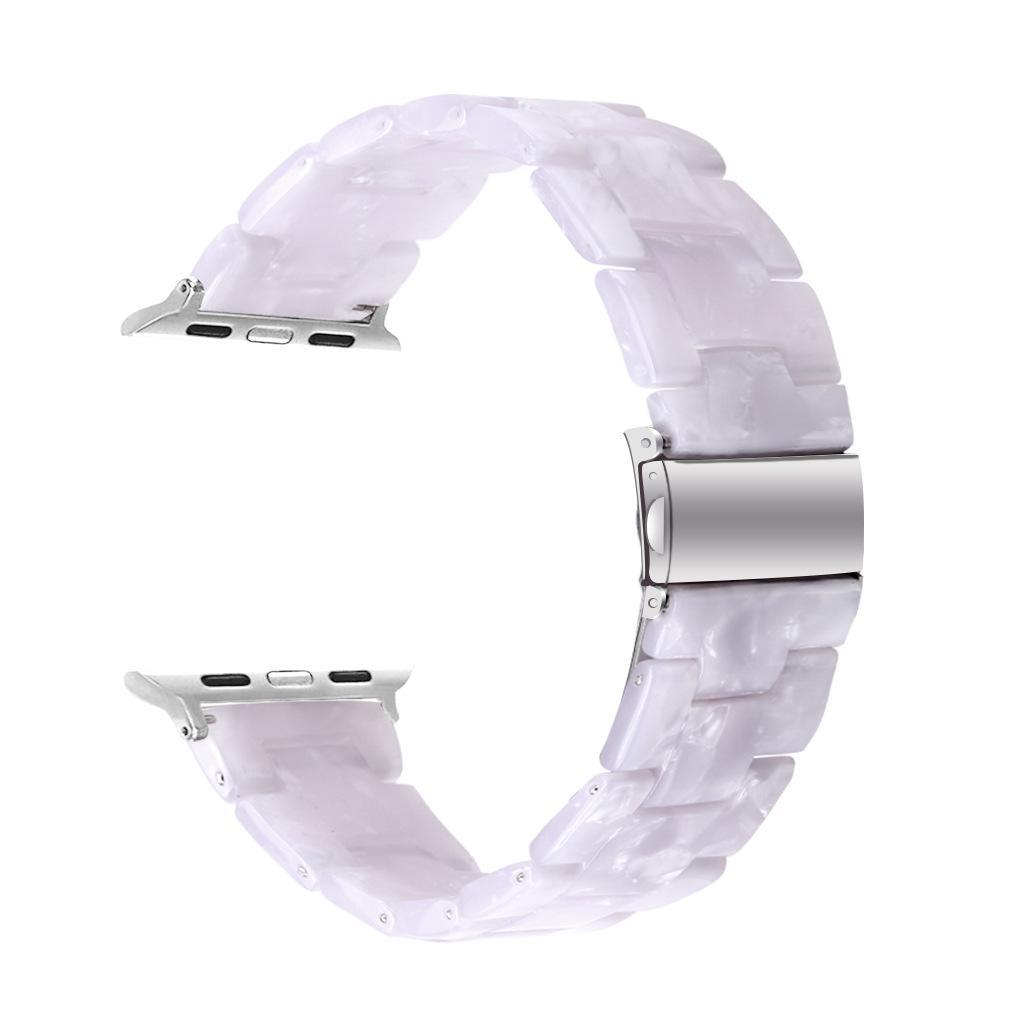 "Compatible Resin & Rubber Strap for Apple Watch 42mm/46mm"