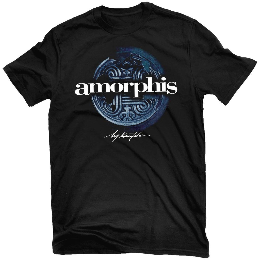 Amorphis Black Winter Day Heavy Metal Rock Music Art Style Summer Casual TShirt Unisexs and Womens Luxury Brand Top
