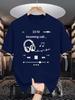 Mens Crew Neck T Shirt Music Play Interface Headphone Graphic Tee Casual Street Tops For Male Music Lovers Summer Daily Gift