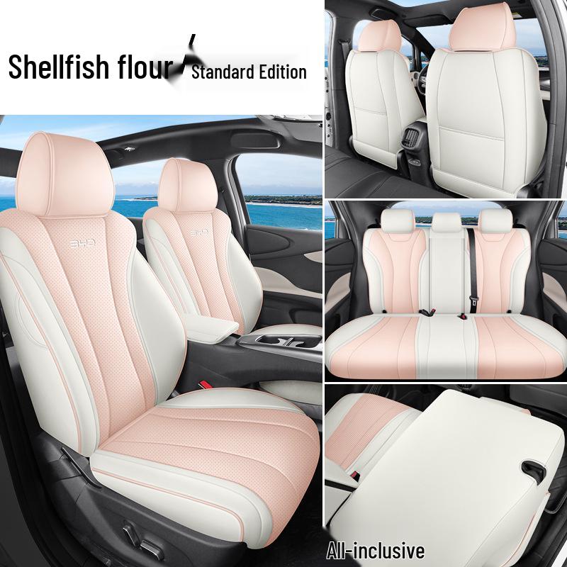BYD 2025 Dolphin Интеллектуальный чехол на сиденье для вождения: Дышащий, Перфорированный, Всесезонный, Подушка с полным охватом
