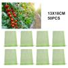 50pcs Garden Plant Protect Mesh Bag Mesh Against Pest Bird Fruit Protect Drawstring Net Bag For Fruits Tomatoes Flower Plant Bag
