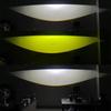 Универсальные 3.0 Bi-led противотуманные фары HD линза Белый свет желтый свет 12V Автомобильные светодиодные противотуманные фары Линза проектора водонепроницаемые