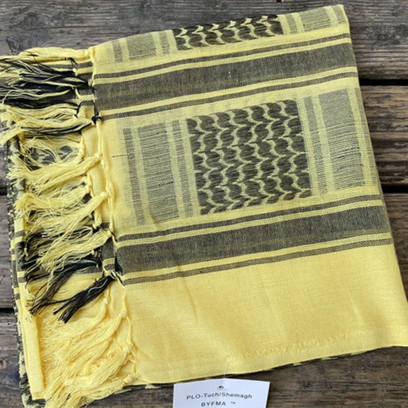 Fashion Shemagh Mens Square Outdoor Shawl Military Arab Tactical Desert Army Shemagh KeffIyeh Arafat Scarf Fashion