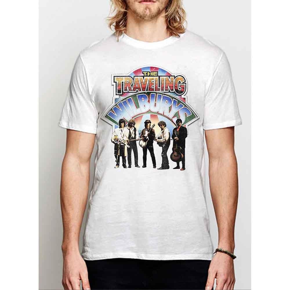 The Traveling Wilburys Band Photo Official Tee T-Shirt Mens Unisex