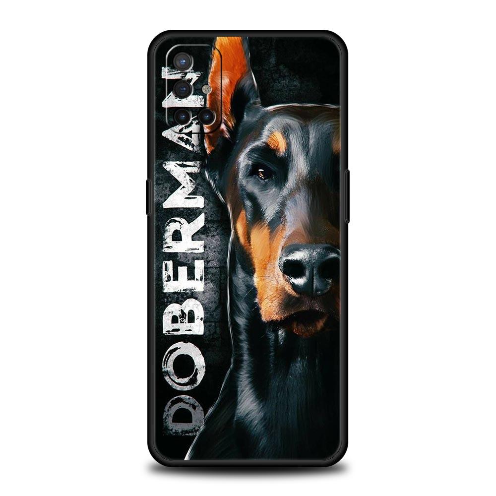 Чехол для телефона с изображением добермана для Oneplus 13R 13 12R 11 10T 10R Nord N100 N200 N10 10 9 9R 9RT CE 3 2 Z Pro 5G Мягкий ТПУ чехол Fundas
