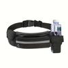 Running Belt Belt Bag, Reflective Waist Bag with Bottle Holder, Hiking Fitness Phone Pouch Bum Bag Belt Bag